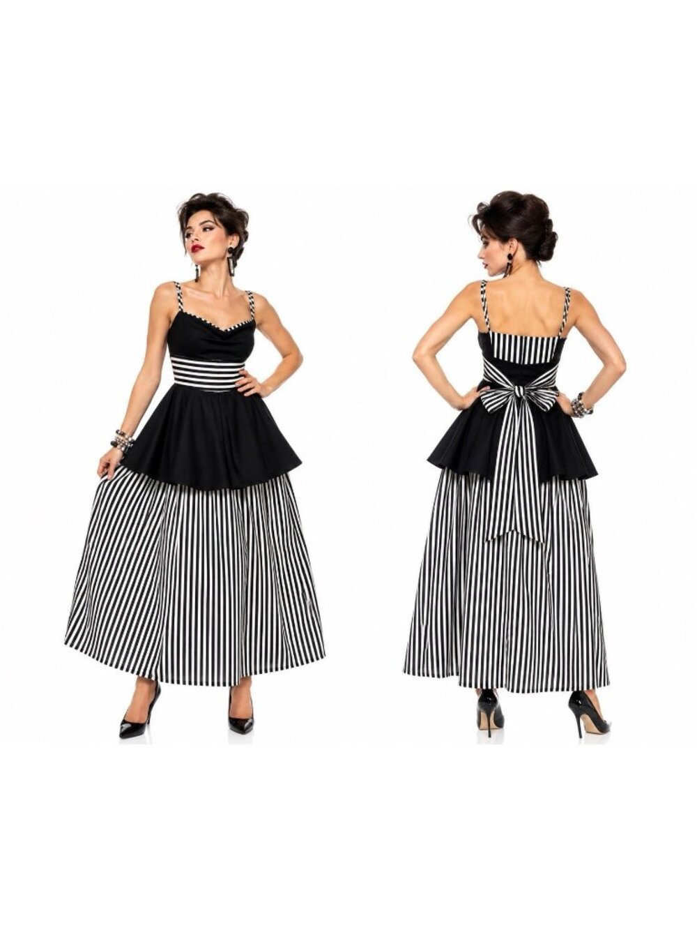 GUNNE SAX JESSICA MCCLINTOCK maxi dress XS 80s vintage peplum  cocktail party